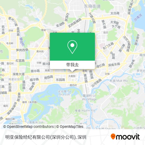 明亚保险经纪有限公司(深圳分公司)地图