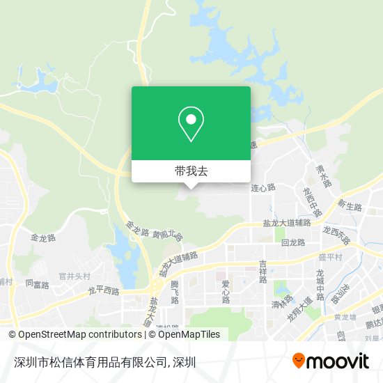 深圳市松信体育用品有限公司地图