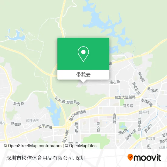 深圳市松信体育用品有限公司地图