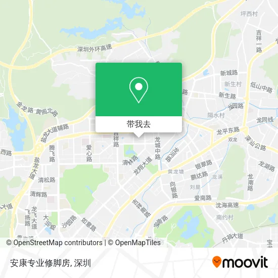 安康专业修脚房地图