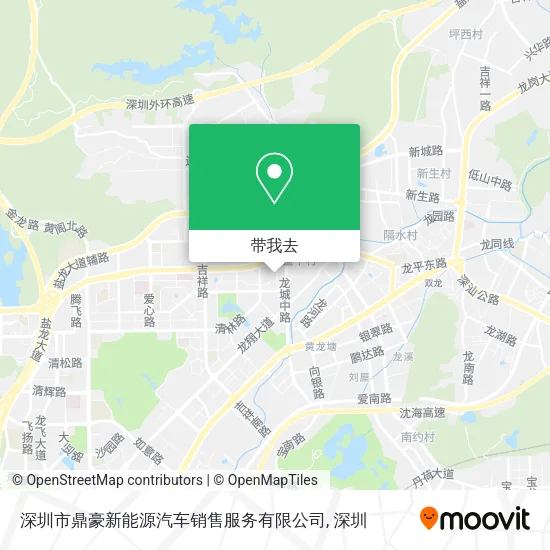 深圳市鼎豪新能源汽车销售服务有限公司地图