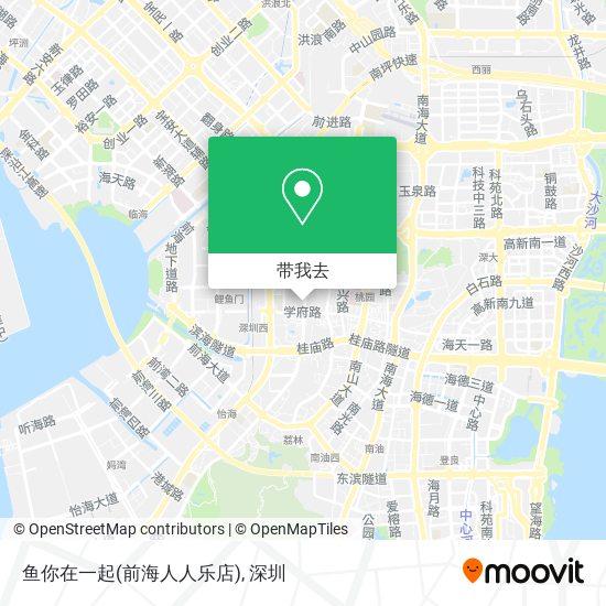 鱼你在一起(前海人人乐店)地图