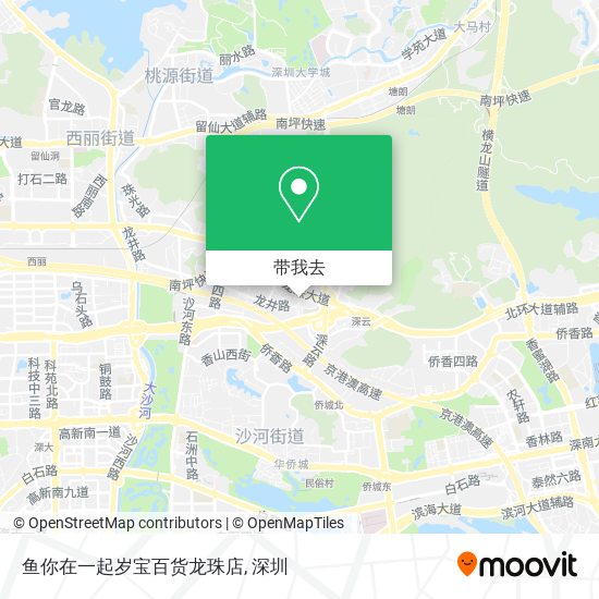 鱼你在一起岁宝百货龙珠店地图