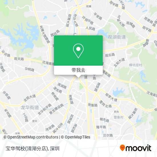 宝华驾校(清湖分店)地图