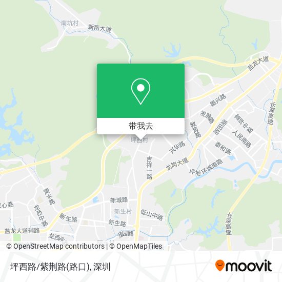 坪西路/紫荆路(路口)地图
