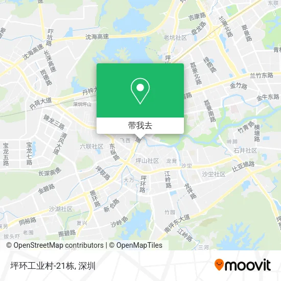 坪环工业村-21栋地图