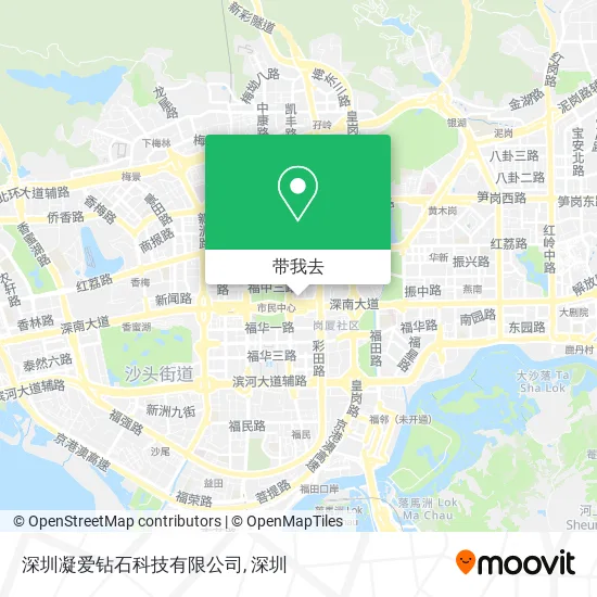 深圳凝爱钻石科技有限公司地图