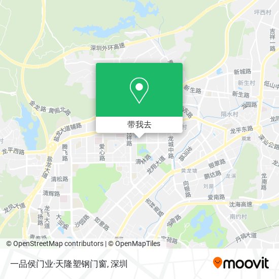一品侯门业·天隆塑钢门窗地图