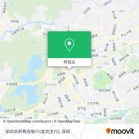 深圳农村商业银行(老坑支行)地图