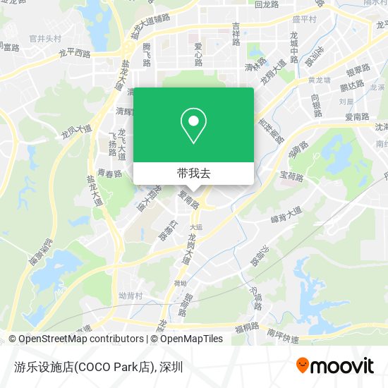 游乐设施店(COCO Park店)地图