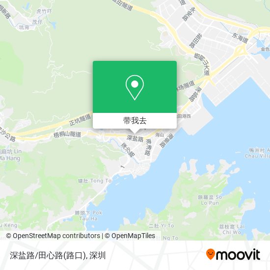 深盐路/田心路(路口)地图