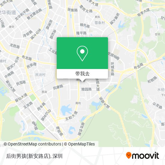 后街男孩(新安路店)地图