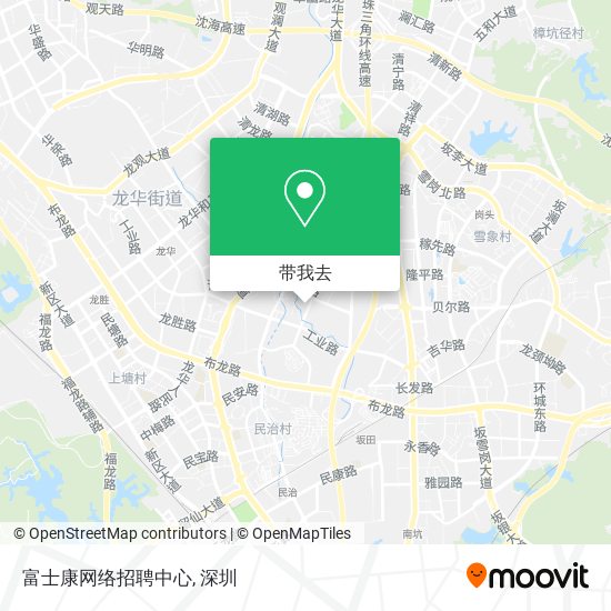 富士康网络招聘中心地图