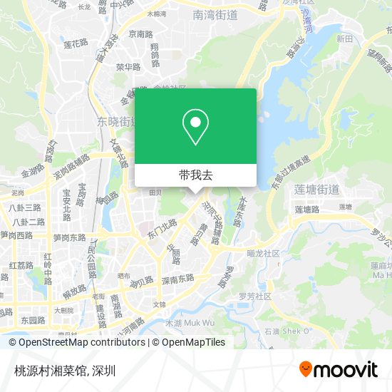 桃源村湘菜馆地图