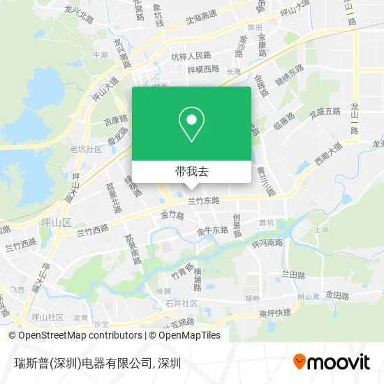 瑞斯普(深圳)电器有限公司地图