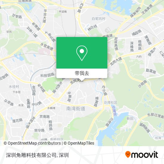深圳角雕科技有限公司地图