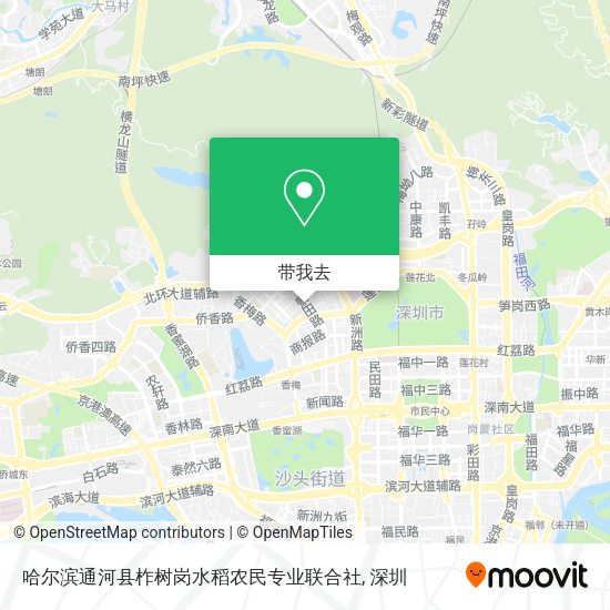 哈尔滨通河县柞树岗水稻农民专业联合社地图