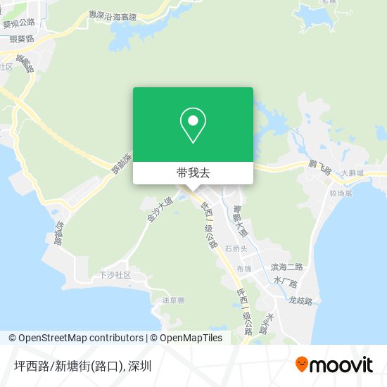 坪西路/新塘街(路口)地图