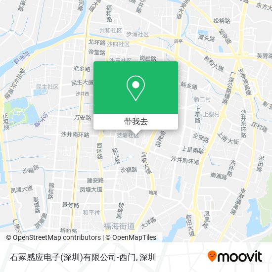 石冢感应电子(深圳)有限公司-西门地图