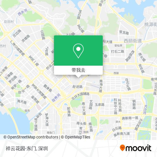 祥云花园-东门地图