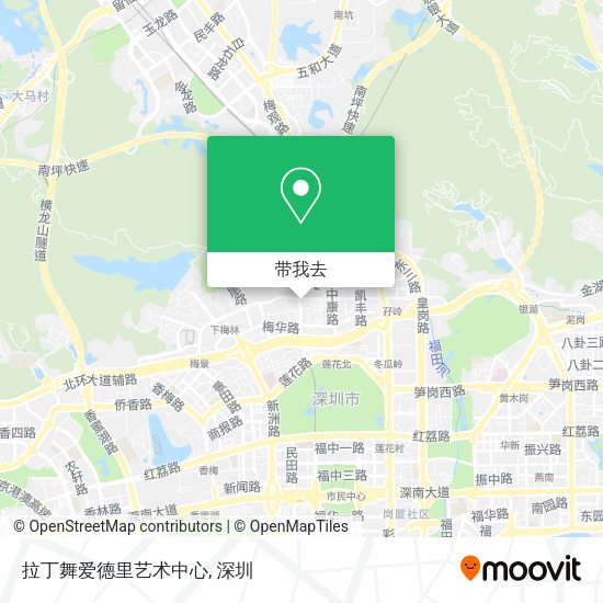 拉丁舞爱德里艺术中心地图