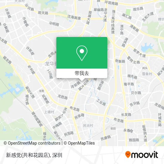 新感觉(共和花园店)地图