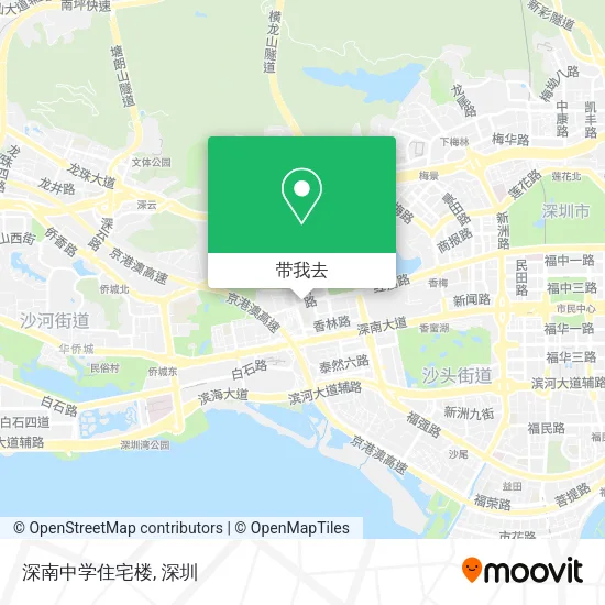 深南中学住宅楼地图