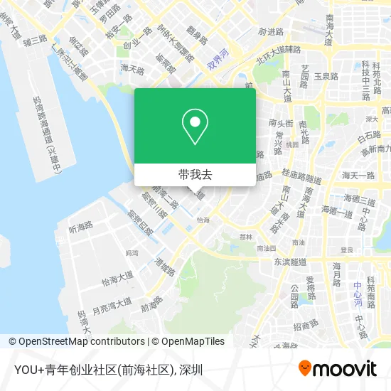 YOU+青年创业社区(前海社区)地图