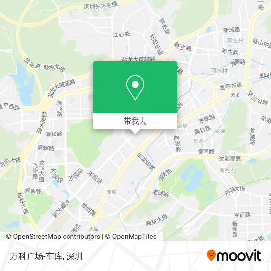 万科广场-车库地图