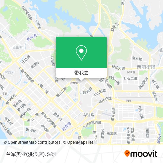 兰军美业(洪浪店)地图