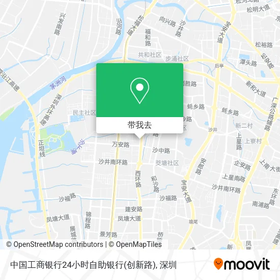 中国工商银行24小时自助银行(创新路)地图