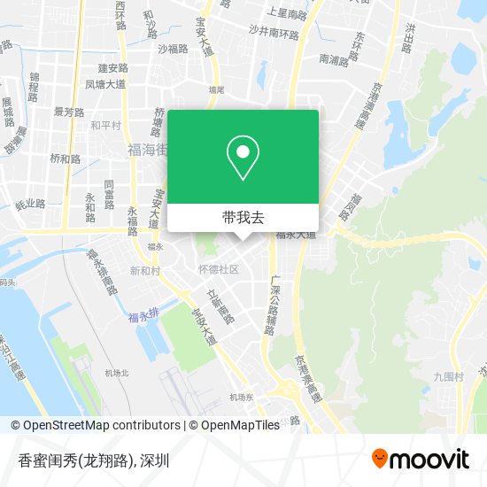 香蜜闺秀(龙翔路)地图