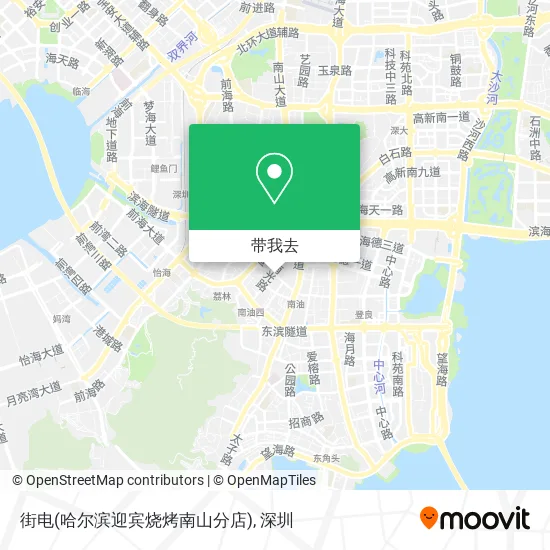 街电(哈尔滨迎宾烧烤南山分店)地图