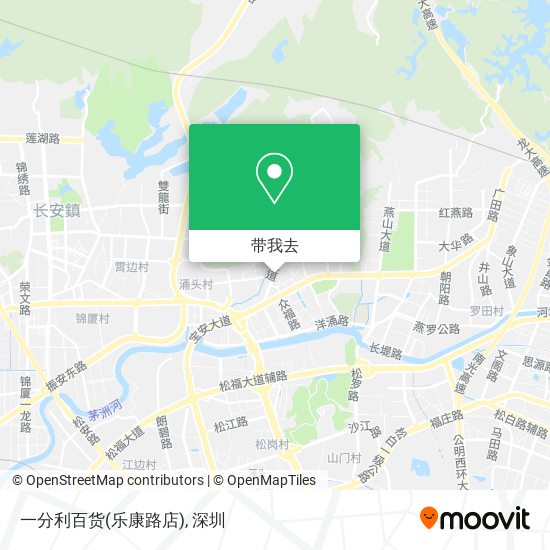 一分利百货(乐康路店)地图