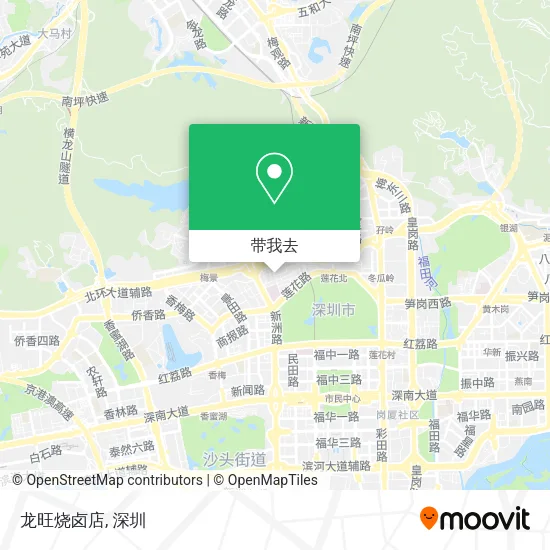 龙旺烧卤店地图