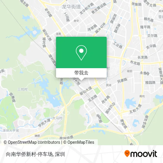 向南华侨新村-停车场地图