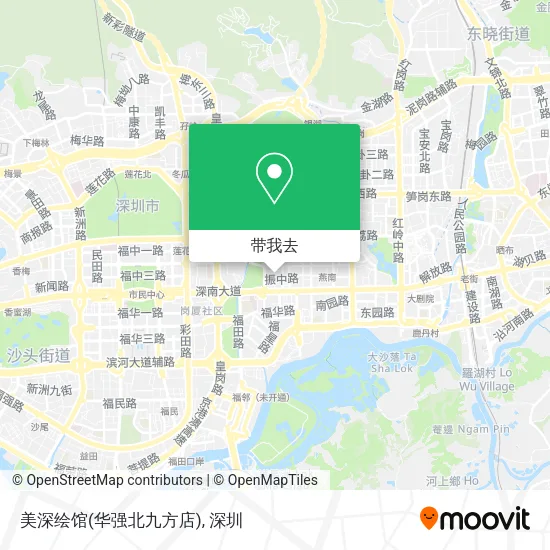 美深绘馆(华强北九方店)地图