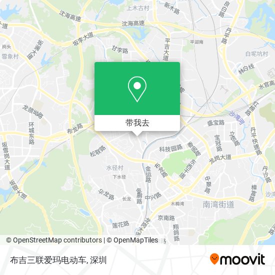 布吉三联爱玛电动车地图