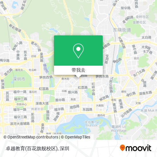卓越教育(百花旗舰校区)地图