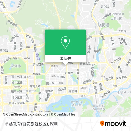 卓越教育(百花旗舰校区)地图