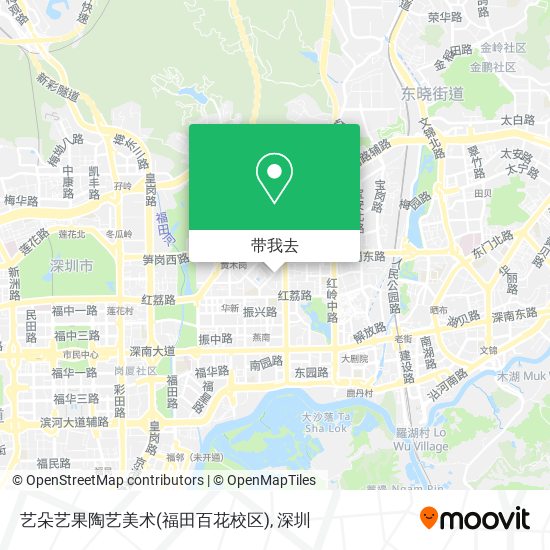 艺朵艺果陶艺美术(福田百花校区)地图
