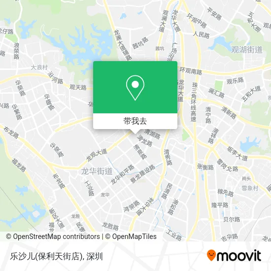 乐沙儿(保利天街店)地图