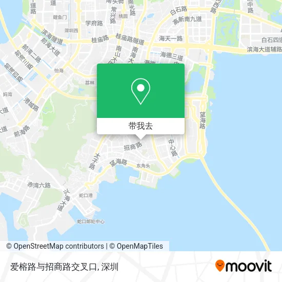 爱榕路与招商路交叉口地图
