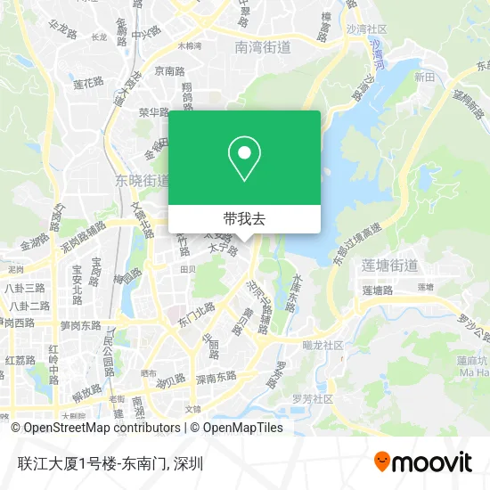 联江大厦1号楼-东南门地图