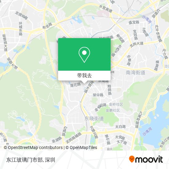 东江玻璃门市部地图