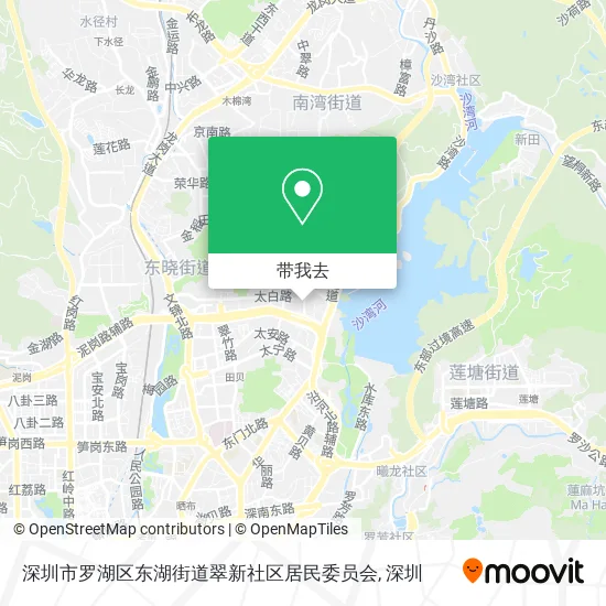 深圳市罗湖区东湖街道翠新社区居民委员会地图