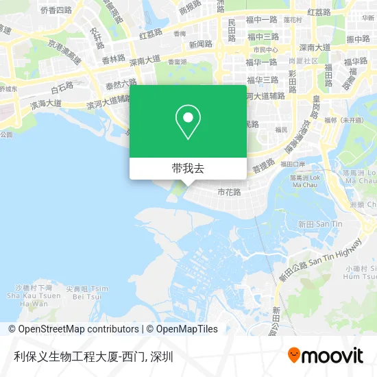 利保义生物工程大厦-西门地图