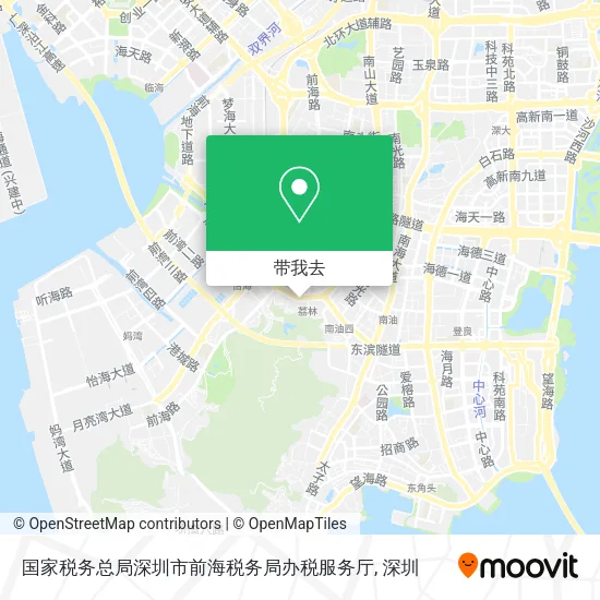 国家税务总局深圳市前海税务局办税服务厅地图