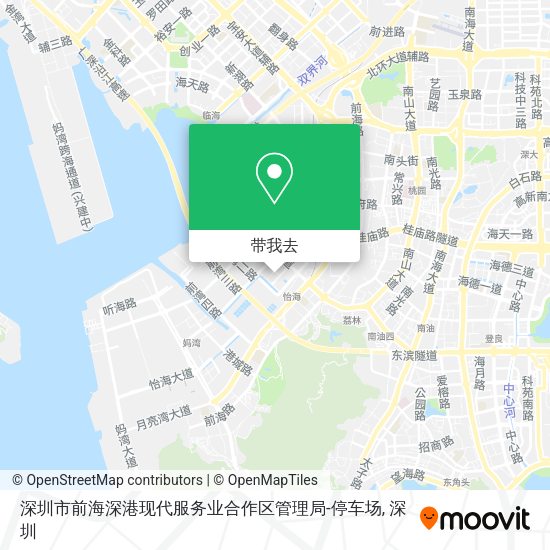 深圳市前海深港现代服务业合作区管理局-停车场地图