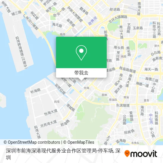 深圳市前海深港现代服务业合作区管理局-停车场地图